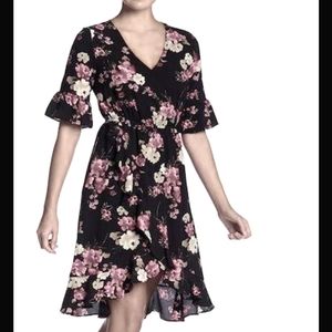 NWT Navy Romantic flowy dress S